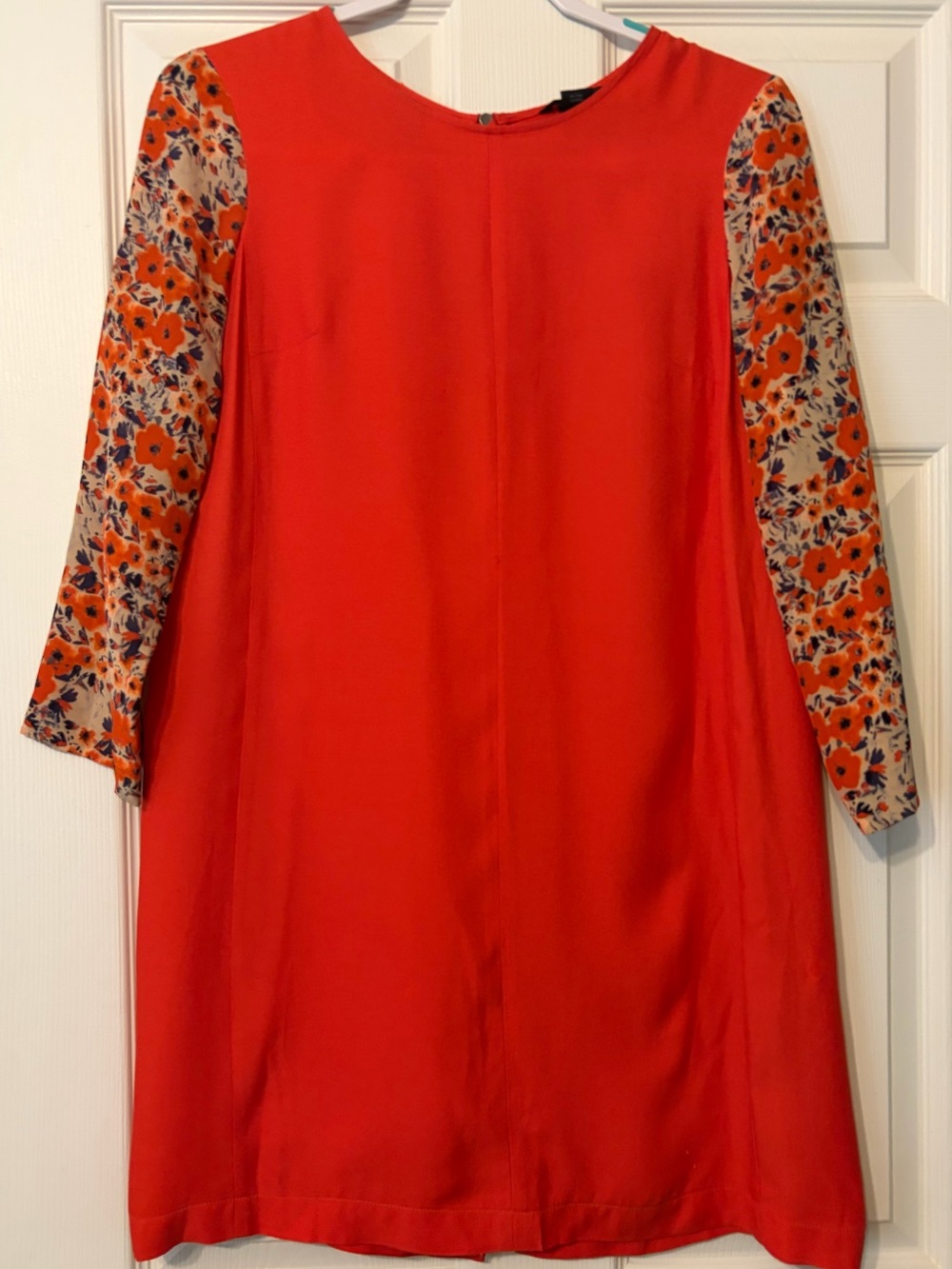 Club Monaco orange floral sleeve dress